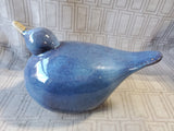 (A) Ceramic Blue Bird Figurine