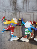 Department 56 North Pole Series "Elves on Ice" Set of 4 Figurine Set (2 SETS AVAILABLE PRICED INDIVIDUALLY AT $10 EACH)