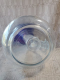 Clear Glass Pitcher with Ice Chamber