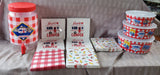 Lot Mickey Mouse Happy Camper BBQ Napkins and Dishware