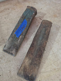 Two Wood Splitting Wedges,  9"