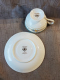 Noritake "King's Cross" Teacup and Saucer Set