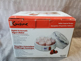 Euro Cuisine Digital-Automatic Yogurt Maker Model YMX650 POWERS ON/NO FURTHER TESTING