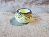Molded Glass Salt Cellar