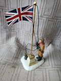 Department 56 Dickens' Village "Dickens' Raising the Flag" Figurine