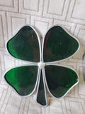 Pair of Irish Themed Stained Glass Suncatchers