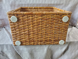 Woven Wooden Square Basket