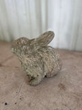Scratching Cement Bunny Garden Statue