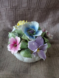 Crown Staffordshire Fine Bone Chine Floral Arrangement