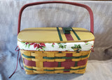 Longaberger 2008 Christmas Collection Wrap it Up Basket