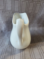 Small White Ceramic Cream Pitcher