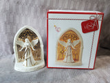 Lenox Illuminations "Lit Angel Scene" Figurine WORKS