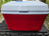 Red Coleman ice Chest w/Handles