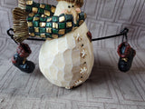 The Boyds Collection Carvers Choice Snowman Figurine