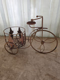 Rustic Metal Bicycle Plant Holder