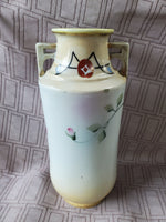 Hand Painted Double Handled Vase