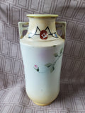 Hand Painted Double Handled Vase