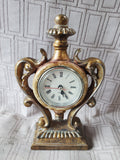 Ornate Resin Desk Clock WORKS