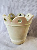 Scalloped Edge Pottery Planter