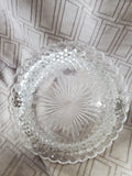 Round Clear Glass Basket