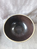 Brown Glazed Stoneware Bowl