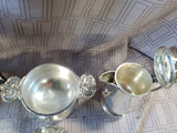 4 Piece India Crosby Silverplate Tea Set