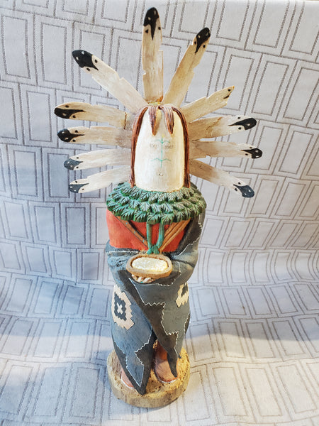 (B) Signed Native American Hopi Kachina Doll