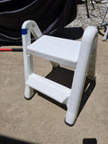 Rubbermaid Folding Plastic Two-Step Stool