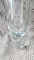 Heavy Clear Glass Vase
