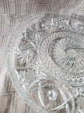 Footed Clear Glass Cake Stand