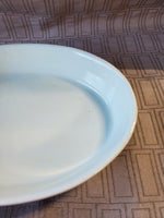 Oblong White Ceramic Baking Dish