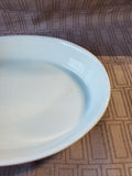 Oblong White Ceramic Baking Dish