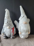 Pair of Gnome for the Holidays White Plush Gnomes