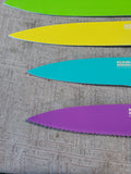 Set of 6 Multi-Colored Kuhn Rikon Swiss Design Knives
