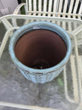 Tall Glazed Terracotta Planter Pot(C)