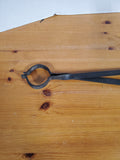 Black Metal Fireplace Scissor Tongs