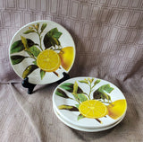 Lot of 3 ValoriHome Lemon Salad Plates