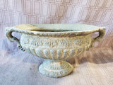Resin Double Handle Pedestal Vase