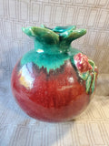 Majolica Fruit Vase