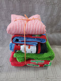 (A) Lot of 5 Christmas Towels