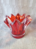 Mikasa "Skyline Red" Crystal Candle Votive
