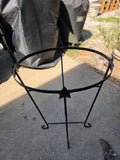 Oval Metal Planter Stand