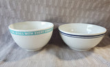 Pair of Lenox Kate Spade "Order's Up" Mixing Bowl