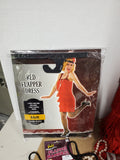Adult Flapper Costume with Accessories—One Size Fits Most