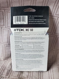 TDK Set of 6 MC60 Mini Cassette Tapes UNOPENED