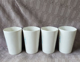 (B) Set of 4 Rae Dunn Melamine by Magenta "Sun" and "Beach" Tumblers