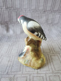 (A) Royal Worcester "Pied Woodpecker" #3363 Figurine