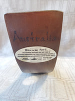 Birubi Art Australian Aboriginal Carved Wooden Balancing Wine Bottle Holder