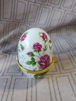 Egg Shaped Trinket Box