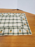 3 Piece Park Designs Pineapple Foldable Centerpiece Basket, Napkin Holder, and Tablerunner Set